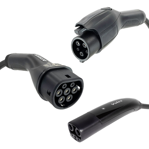 EV NACS Type 1 And Type 2 AC Charging Cables